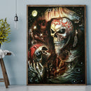 5D DIY Diamond Painting Skeleton Pirate Full Drill Rhinestone Mosaic Art Picture