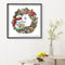 Snowman and Flowers Frameless Oil Paint by Numbers Hand Painted Art (S296)