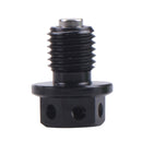 Universal Magnetic Motorbike Oil Drain Screw M12 Motorcycle Plugs (Black) Newly