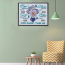 5D Diamond Painting DIY Flower Letters Partial Special Shape Drill Wall Decor