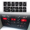 AC Climate Control Button Repair Decals Stickers For AUDI A4 B6 B7 2000-2004