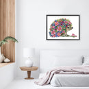 Partial Embroidery DIY Hedgehog Animal Pritned Canvas 11CT Needlework Sets