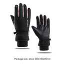 Windproof Ski Gloves Waterproof Anti-Skid Moto Cycling Gloves (Black Pink) Newly