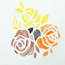 DIY Craft Scrapbooking Embossing Template Flower Pattern Layering Stencils