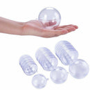 15Pcs Clear Ball Xmas Plastic Baubles Refillable Craft Christmas Party DIY