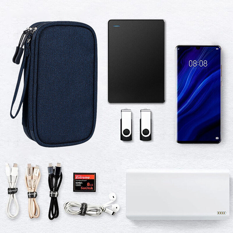Digital Organizer Charger Wires Power Bank Storage Pouch Case Earphones Holde