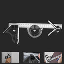 3pcs Ruler Multi Combination Square Angle Finder Protractor Spirit Level Newly