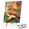 40x50cm DIY Animal Digital Oil Drawing Frameless Picture Home Wall Decor Gift