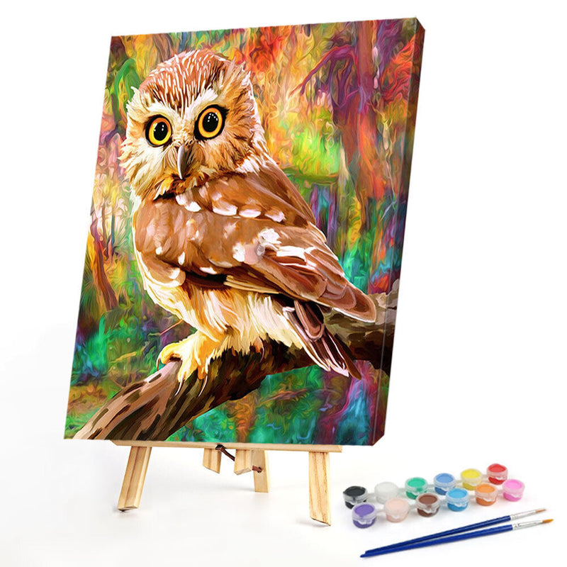 40x50cm DIY Animal Digital Oil Drawing Frameless Picture Home Wall Decor Gift