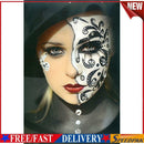 5D DIY Art Full Round Drill Diamond Painting Half Makeup Woman Kit Drawing