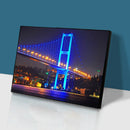 Night Bridge Oil Painting By Numbers DIY Acrylic Canvas Hand Painted Home Decor