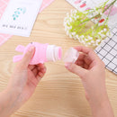 75ml Cute Rabbit Silicone Squeeze Bottle Travel Lotion Container (Pink) Newly