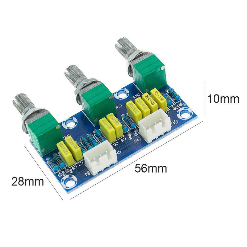 XH-M802 Passive HiFi Preamplifier Board with Treble Bass Volume Control