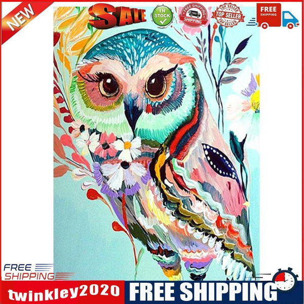 DIY 5D Diamond Embroidery Animal Painting Cross Stitch Craft Decor Mini