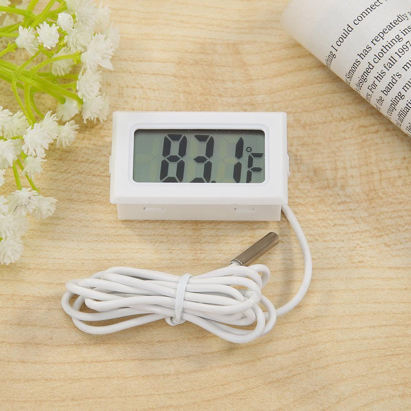 Digital LCD Electronic Waterproof Pet Aquarium Thermometer Measure with Probe