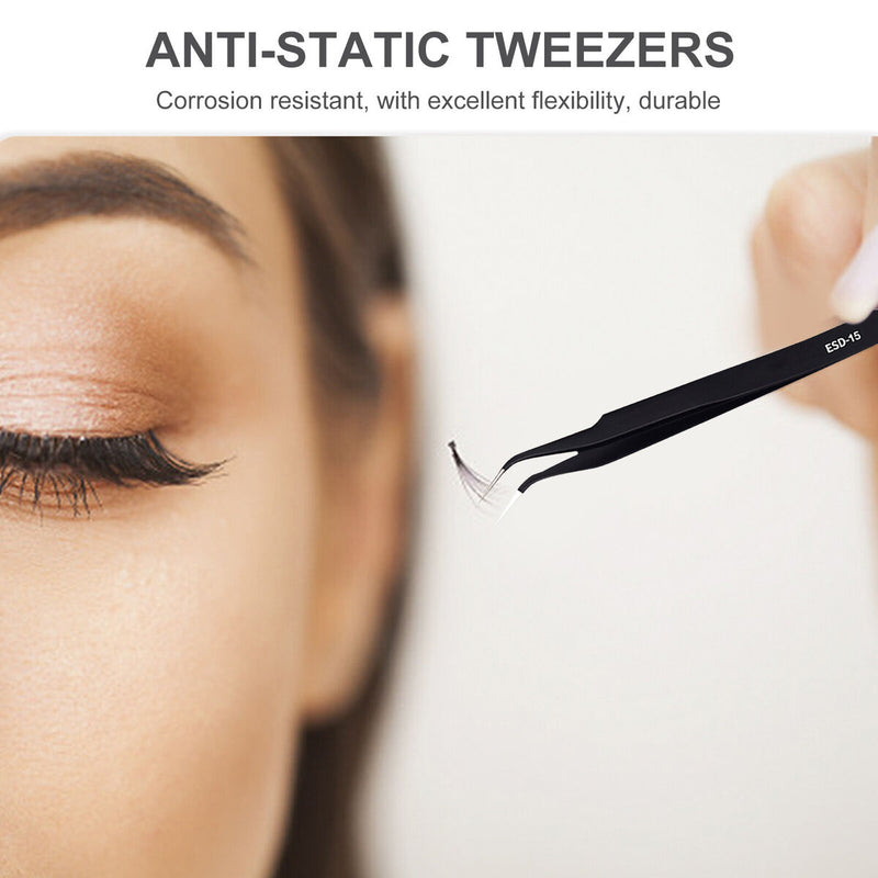 Precision Tweezer for Soldering Jewelry Ingrown Eyelash Extension Splinter 1P