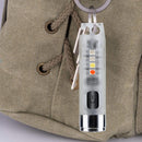 Mini Keychain Flashlight Pocket Torch Lamp USB Emergency Hiking Light (1pc)
