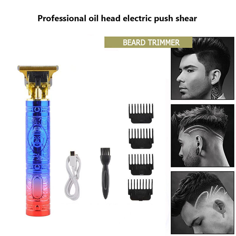 Professional Trimmer Men Beard Shaver Electric Hair Clipper Machine (C)