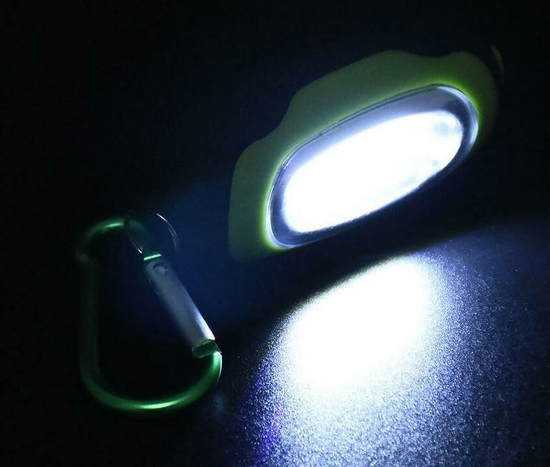 Portable Magnetic Key Chain Flashlight Torch COB LED Light Lamp Camping Lantern