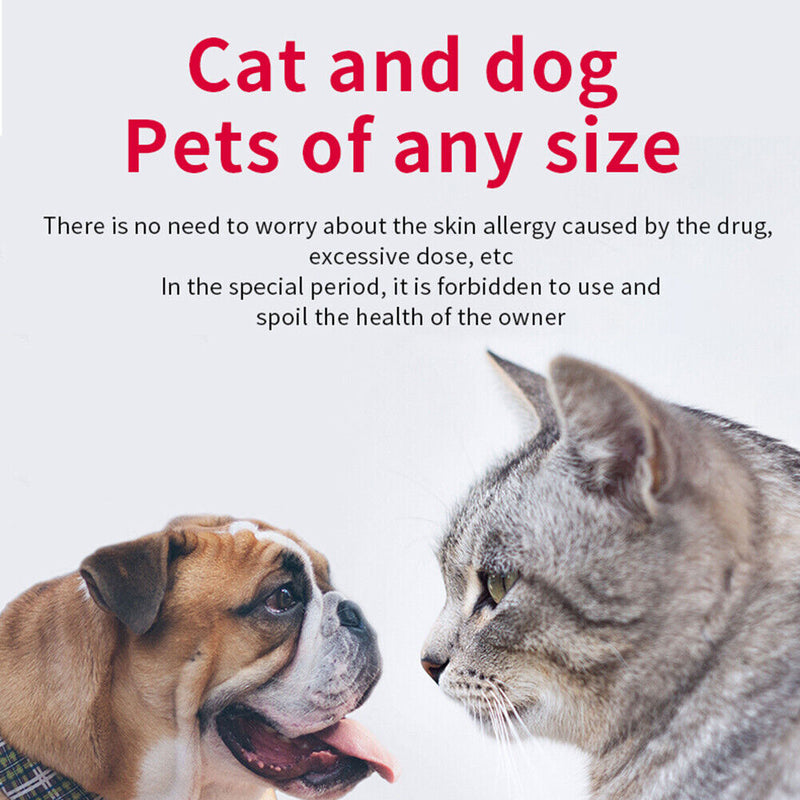 Portable Anti Bug Insect Ultrasonic Pest Reject Flea Tick Lice Repeller for Pets