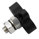 Bus Bar M10 Positive Power Distribution Stud Terminal Block (Black) Newly