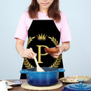 Letter P Aprons Household Cooking Cuisine Chef Dinner Apron Bib Anti Oil Splash
