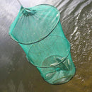 2 Layer Crab Fish Shrimp Minnow Fishing Bait Trap Cast E8V1 Dip F0T1 Z1Y6