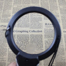 2 LED Loupe Lighted Reading Magnifier Neck Wear Sewing Magnifying Glass Newly