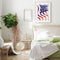Paint by Number Oil Drawing National Banners Gifts for Handicraft Enthusiast