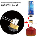Camping Cassette Stove to Flat Gas Tank Adapter Portable Furnace Connector Newly