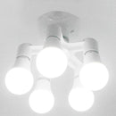 3PC 3 in 1/4 in 1/5 in 1 E27 to E27 Base Socket Splitter LED Light Lamp (C)