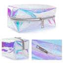 Women Holographic Makeup Bag Travel Cosmetic Pen Pencil Case Bag L1B8