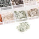 Gradient Glitter Nail Sequins Mica Marble Nail Stone Abalone Shell Flake