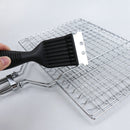 Portable BBQ Cleaning Tools Stainless Steel Wire Bristles Barbecue Grill Brush