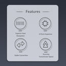 Type-C to USB3.0 Extension Hub Laptop Notebook USB Port Extender Accessories