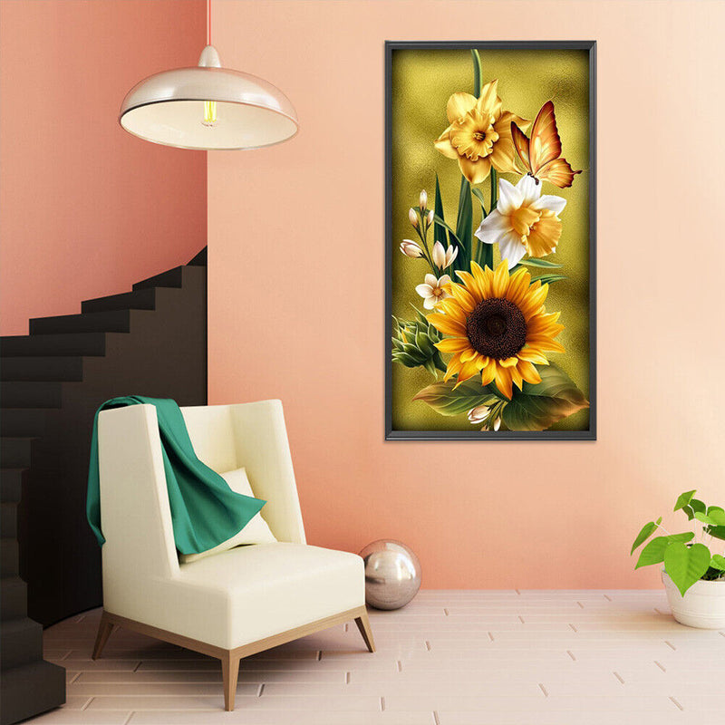 Diamond Painting 5D Sunflower DIY Full Square Drill Mosaic Picture Crafts A