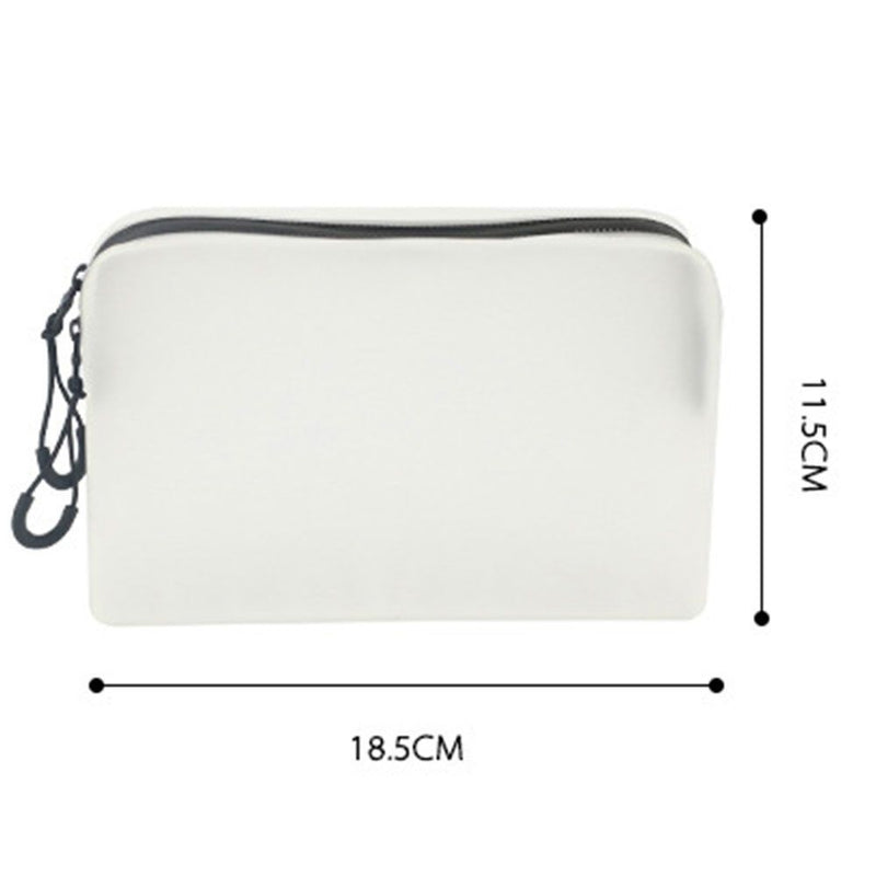 Zipper Portable Large Capacity Cosmetic Pouch Toiletry Bags Wash Bag Makeup Bag