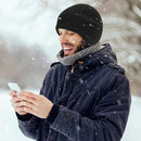 Winter Warm Cycling Fleece Ear Protection Cap Liner Skiing Beanie (Black)
