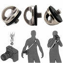 BLACK - 1/4" Strap Connector Screw Adapter For Black Rapid Camera Sale DSLR X7D6