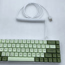 Mechanical Keyboard Data Cable Coiled Aviator Wire Type-C to USB Plug-in Cable