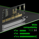 M.2 NVME SSD to PCIE X4 Adapter PCIE X16/X8/X4 Support M-Key M.2 NVME PC Card