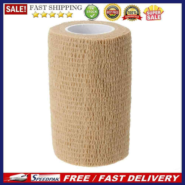 Athletic Tape Sport Stretch Power-driven Self-adhesive Roll Bandage (Nude)