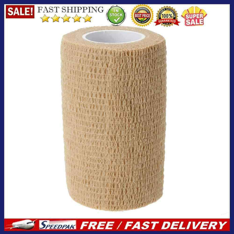 Athletic Tape Sport Stretch Power-driven Self-adhesive Roll Bandage (Nude)