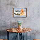 Flying Fortress Girl Metal Sign Plate Posters Decor for Home Cafe Wall Painting