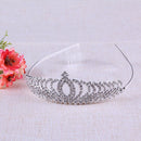 Broadroot Bride Crystal Crown Heart Headdress Wedding Party Romatic Elegant L