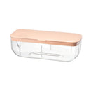 Ice Cube Tray with Lid Silicone Ice Maker Mold Bar Kitchen Tools (Pink) Newly