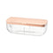 Ice Cube Tray with Lid Silicone Ice Maker Mold Bar Kitchen Tools (Pink) Newly