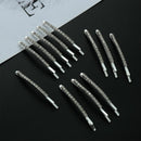 Shiny Hair Clips Crystal Hairgrip Metal Barrette Rhinestones Hairpins