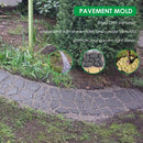 Garden Walk Pavement Mold DIY Manually Paving Concrete Molds (Polygon)