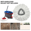Mop Heads Replacements 4pcs Floor Head Mop Refills for O-Cedar (White) Newly